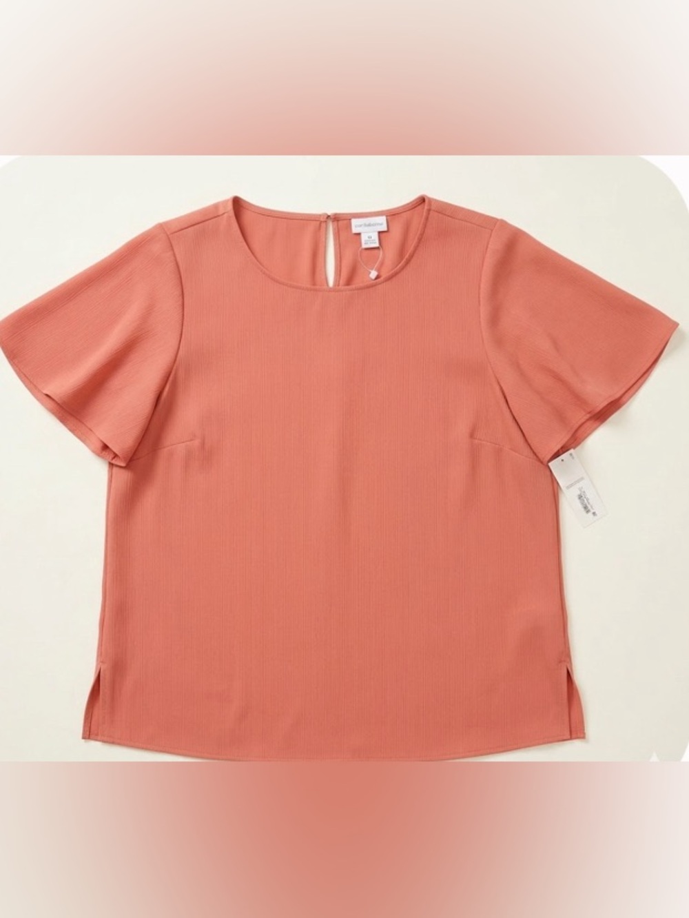 Liz Claiborne Flutter Sleeve Blouse - NWT
